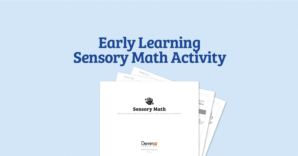 Early Learning Sensory Math Activity
