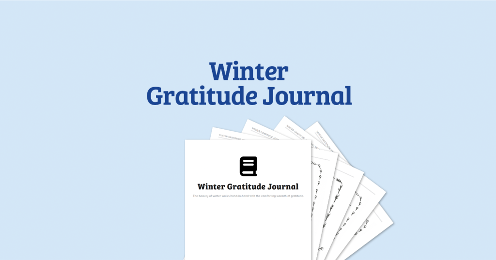 Winter Gratitude Journal