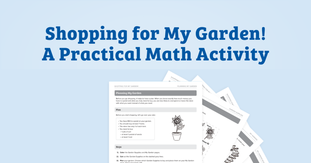 Shopping for My Garden: A Practical Math Activity