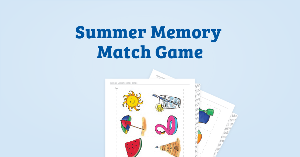 Summer Memory Match Game