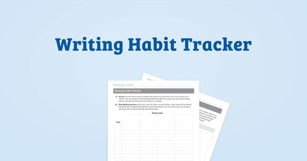 Writing Habit Tracker