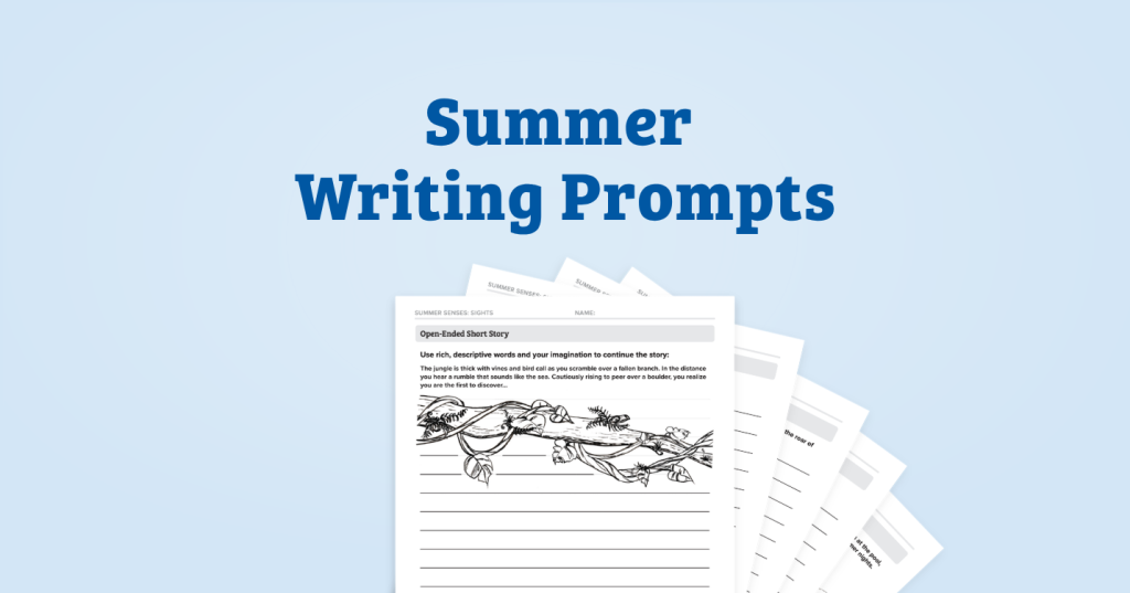 Printable Summer Writing Prompts