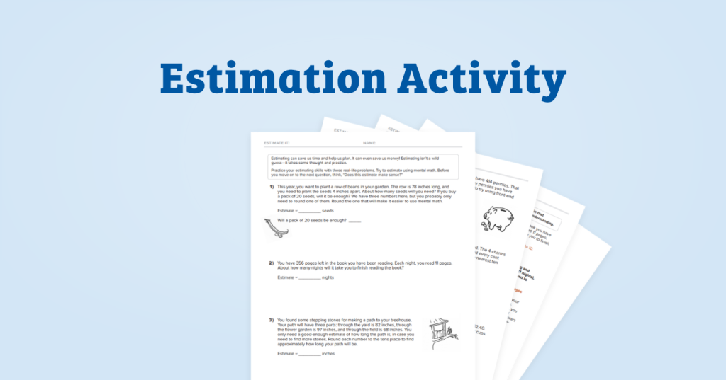 Estimation Activity