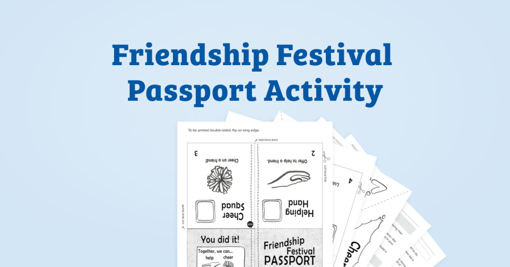 Friendship Festival Passport Activity