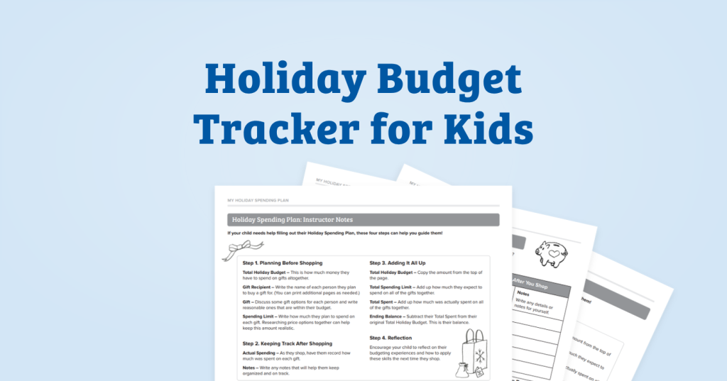 Holiday Budget Tracker for Kids